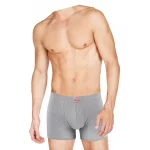 Труси-боксери Kappa Boxer Uomo Elastico Ric. c/etichetta Logo сірий Чол M