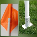 Комплект кутових прапорів на пружинах YT-6000, помранчеві