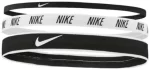 Пов'язка на голову Nike Mixed Width Headbands 3PK чорний, білий Уні One Size