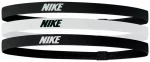 Пов'язка на голову Nike Headbands 2.0 3PK чорний, білий Уні One Size