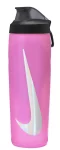Пляшка Nike REFUEL BOTTLE LOCKING LID 24 OZ рожевий, чорний, сріблястий Уні 709 мл