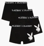Набір з 4 труси-боксери Playboy ANNYA PLAYBOY BOXERSHORT чорний Чол M