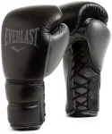 Боксерські рукавиці Everlast POWERLOCK 2 PRO TRAINING LACED GLOVE чорний 12 унцій (P00002365)