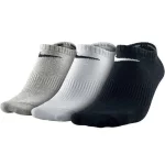 Шкарпетки Nike U NK PERF LTWT NS 3PR чорний, білий, сірий Жін 34-38