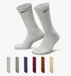 Шкарпетки Nike U NK ED PLS CSH CRW 6PR - 132 білий, сірий, синій, червоний, рожевий Чол 34-38