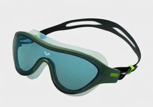 Окуляри для плавання Arena THE ONE MASK темно-зелений, чорний Уні OSFM