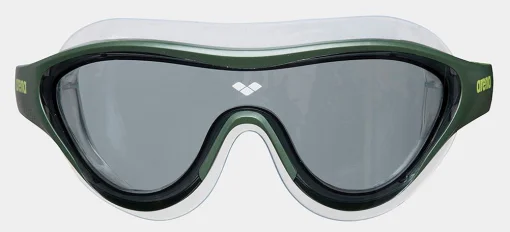 Окуляри для плавання Arena THE ONE MASK темно-зелений, чорний Уні OSFM