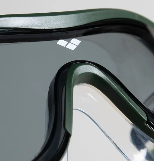 Окуляри для плавання Arena THE ONE MASK темно-зелений, чорний Уні OSFM