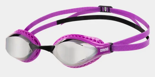 Окуляри для плавання Arena AIR-SPEED MIRROR бузковий, чорний Уні OFSM