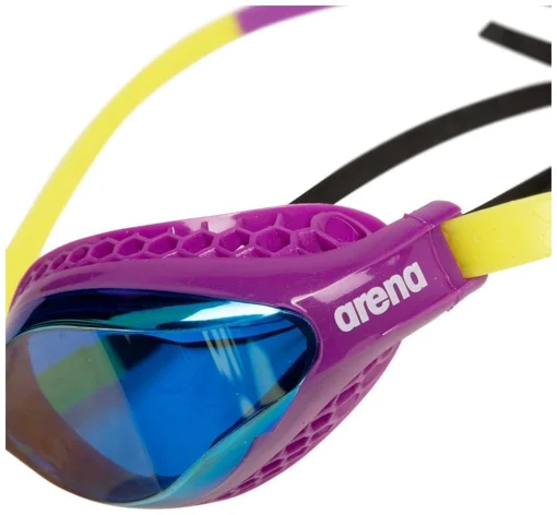 Окуляри для плавання Arena AIR-SPEED MIRROR фіолетовий, жовтий Уні OSFM