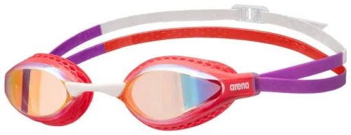 Окуляри для плавання Arena AIR-SPEED MIRROR червоний, фіолетовий Уні OSFM