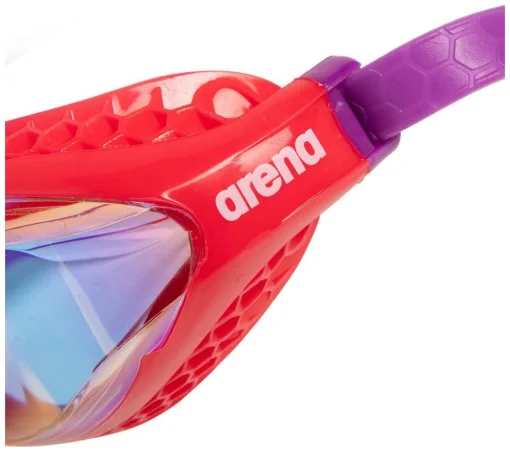 Окуляри для плавання Arena AIR-SPEED MIRROR червоний, фіолетовий Уні OSFM