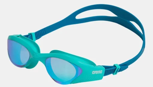 Окуляри для плавання Arena THE ONE MIRROR блакитний, бірюзовий Уні OSFM
