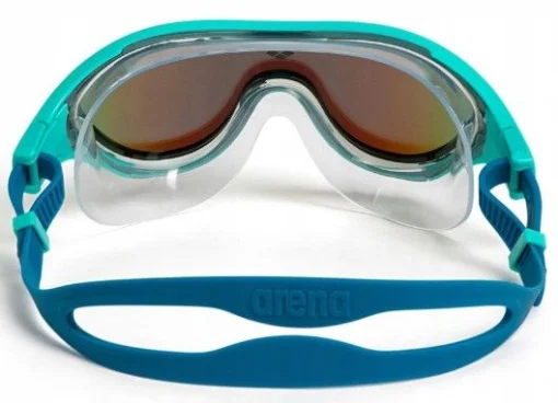 Окуляри для плавання Arena THE ONE MASK MIRROR бірюзовий, синій, білий OSFM (004308-107)