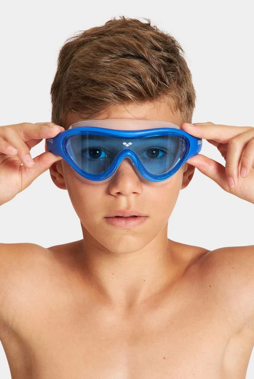 Окуляри для плавання Arena THE ONE MASK JR синій, помаранчевий Діт OFSM
