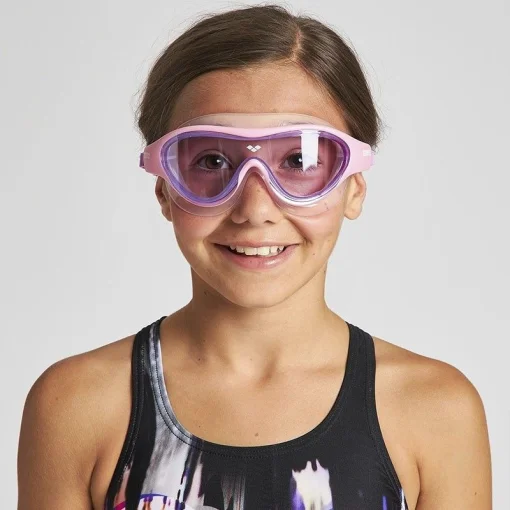 Окуляри для плавання Arena THE ONE MASK JR рожевий, фіолетовий Діт OFSM