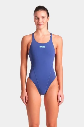 Купальник закритий для жінок Arena TEAM SWIMSUIT SWIM TECH SOLID синій Жін