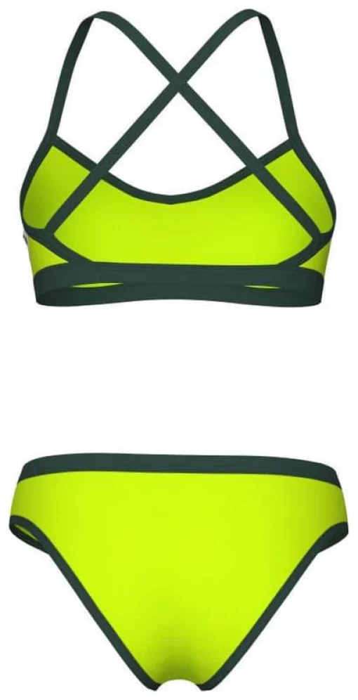 Купальник роздільний для жінок Arena ICONS BIKINI CROSS BACK SOLID салатовий Жін 36