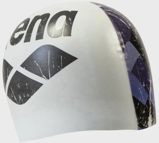 Шапки для плавання Arena HD CAP білий, чорний, темно-синій One Size (005572-243)