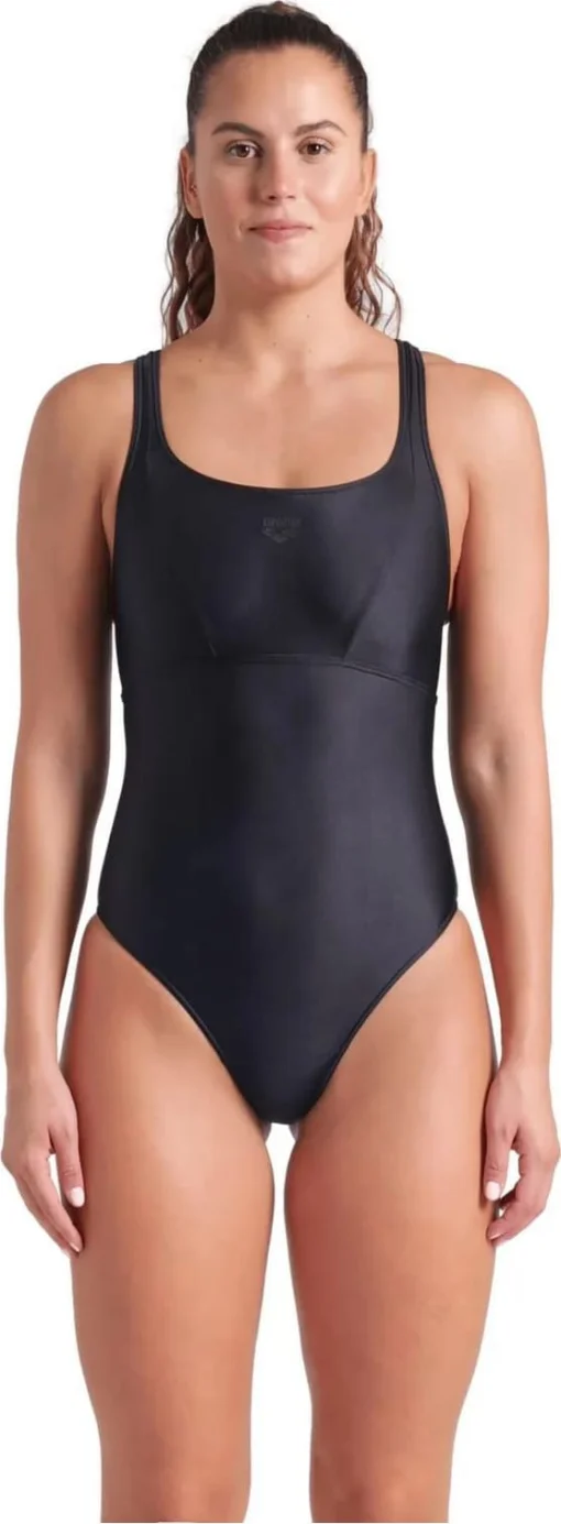 Купальник закритий для жінок Arena SOLID SWIMSUIT CONTROL PRO BAC чорний 46 (005910-501)
