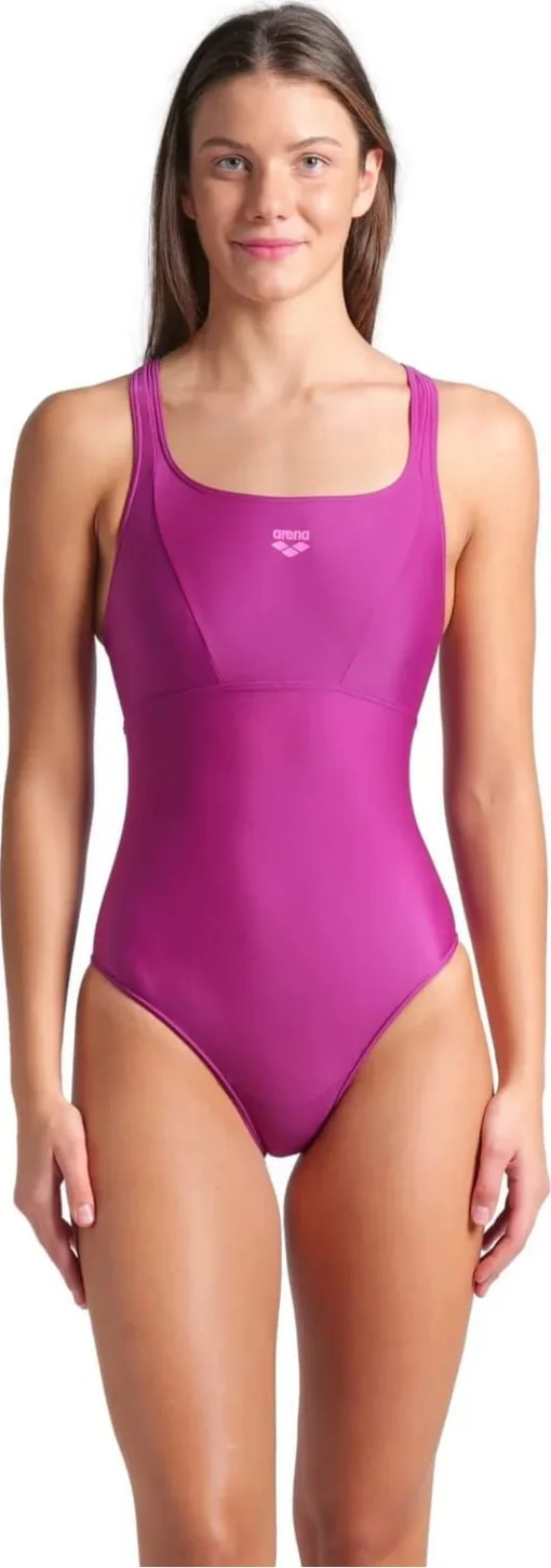 Купальник закритий для жінок Arena SOLID SWIMSUIT CONTROL PRO BAC фіолетовий Жін 40