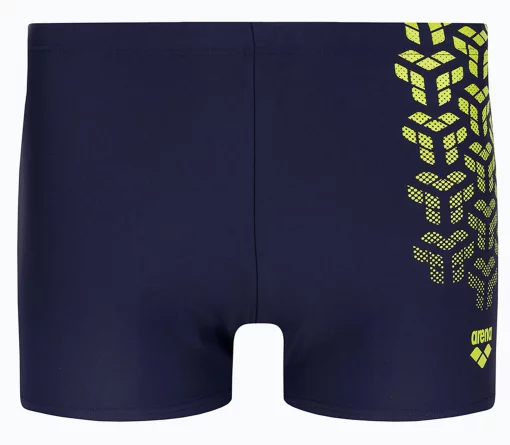 Плавки-шорти для чоловіків Arena KIKKO V SWIM SHORT темно-синій, жовтий Чол 85