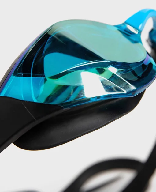 Окуляри для плавання Arena COBRA EDGE SWIPE MIRROR чорний, бірюзовий Уні OSFM