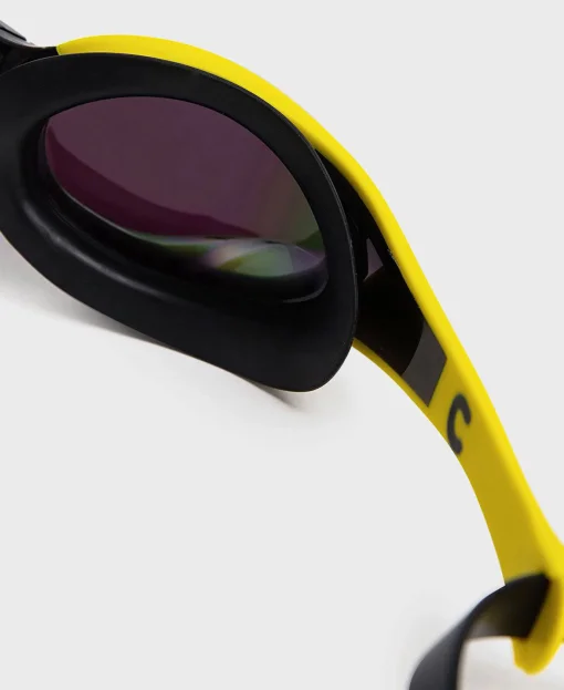 Окуляри для плавання Arena COBRA EDGE SWIPE MIRROR чорний, жовтий Уні OSFM