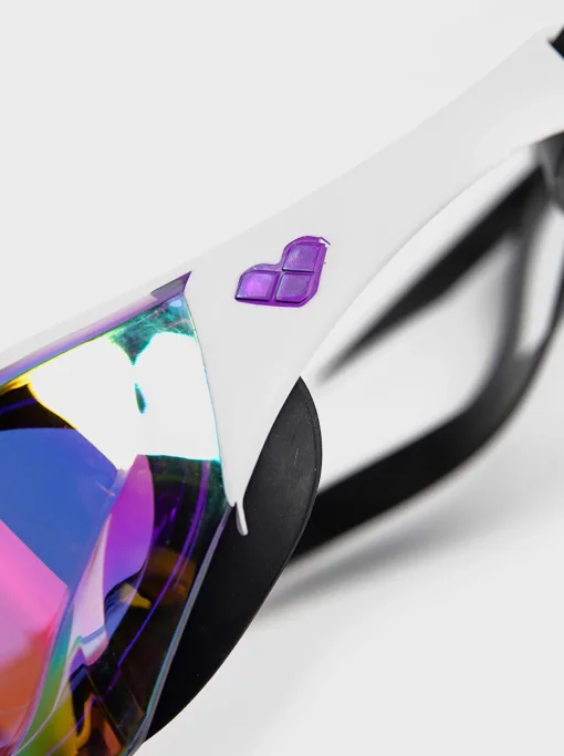 Окуляри для плавання Arena COBRA EDGE SWIPE MIRROR фіолетовий, чорний, білий Уні OSFM