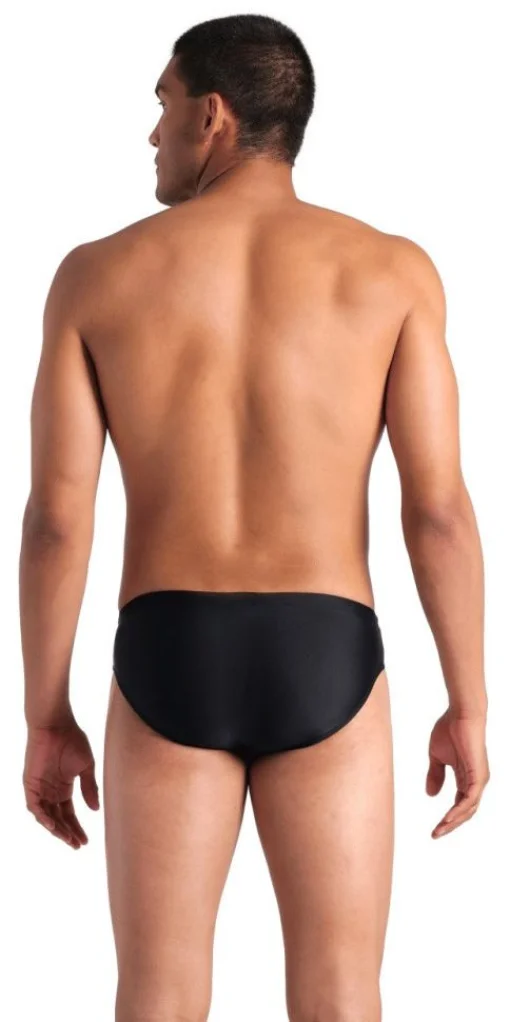 Плавки-сліпи для чоловікі Arena STRIPE SWIM BRIEFS чорний, сірий Чол