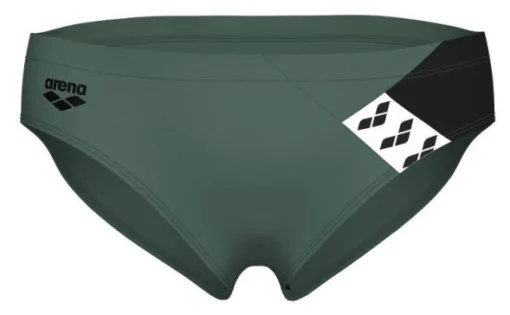 Плавки-сліпи для чоловікі Arena STRIPE SWIM BRIEFS оливкй, чорний Чол 100