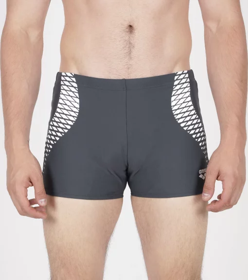 Плавки-шорти для чоловіків Arena OPENINGS SWIM SHORT сірий, білий Чол 100 (008064-501)