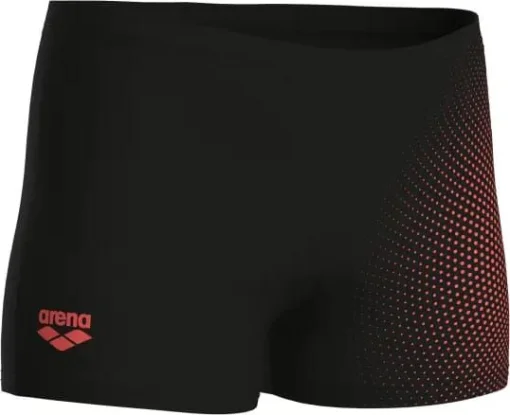 Плавки-шорти для хлопчиків Arena DIM LIGHT SWIM SHORT чорний, кораловий дитячий 140 см (008147-504)