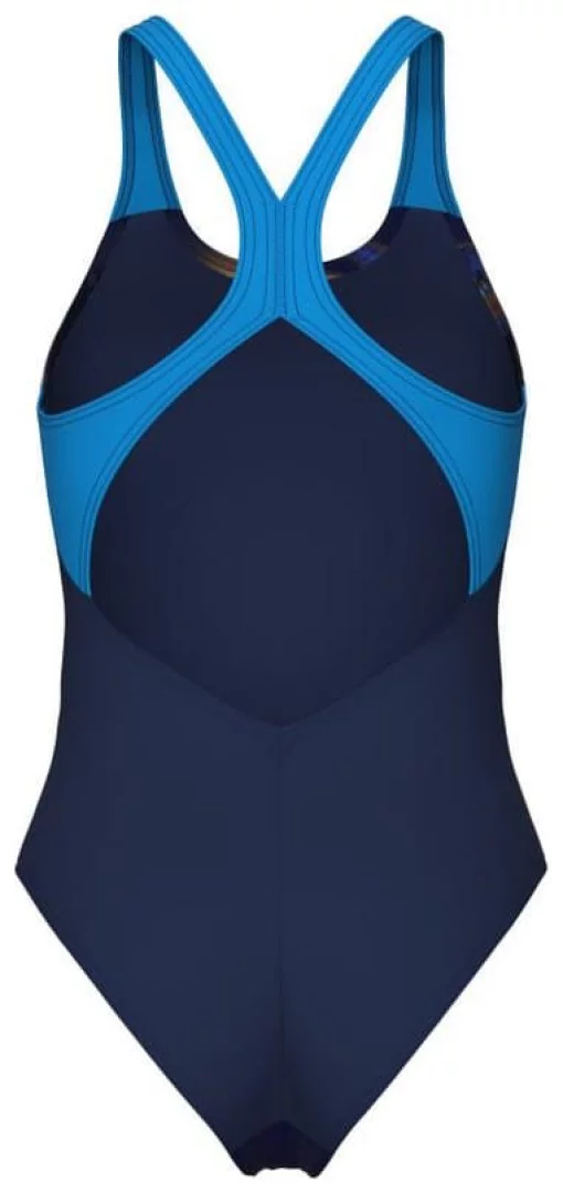 Купальник закритий для жінок Arena DREAMHLINE SWIMSUIT V BACK темно-синій Жін 36