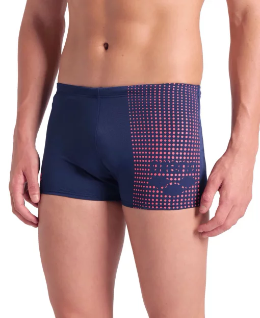 Плавки-шорти для чоловіків Arena FOGGY DOTS SWIM SHORT темно-синій, кораловий Чол