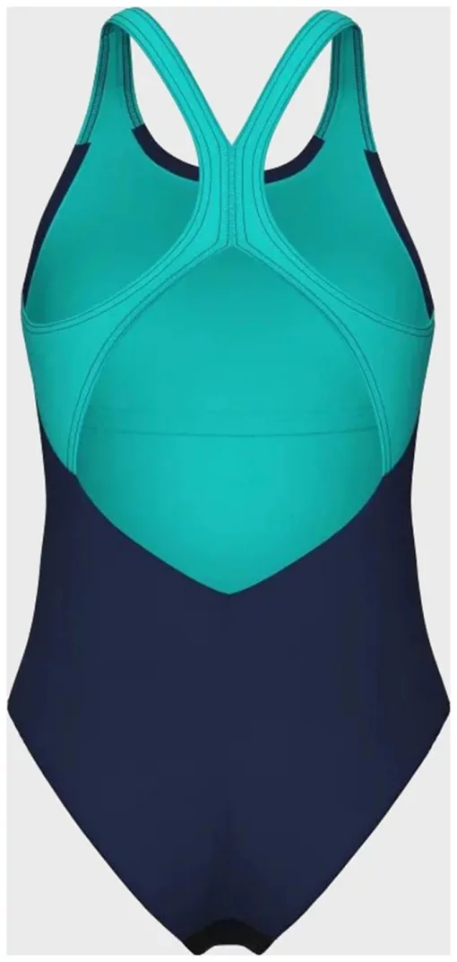 Купальник закритий для жінок Arena FLOW SWIMSUIT V BACK LB темно-синій Жін 40