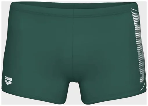 Плавки-шорти для чоловіків Arena BRIGHT GLARE SWIM SHORT зелений, білий Чол 80