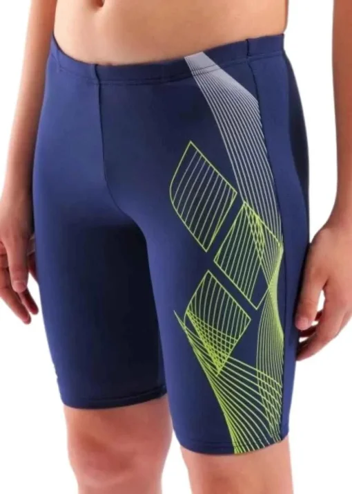 Плавки-шорти для хлопчиків Arena SEA WATER SWIM JAMMER синій, жовтий дитячий 128 см (008995-706)