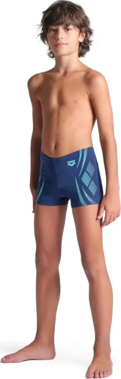 Плавки-шорти для хлопчиків Arena POSEIDONIA SWIM SHORT синій, блакитний дитячий 152 см (009008-708)