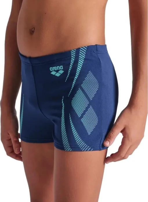 Плавки-шорти для хлопчиків Arena POSEIDONIA SWIM SHORT синій, блакитний дитячий 152 см (009008-708)