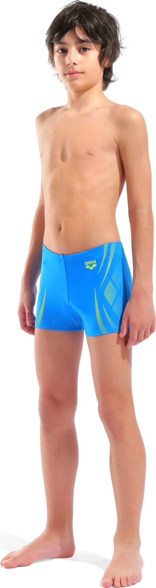 Плавки-шорти для хлопчиків Arena POSEIDONIA SWIM SHORT блакитний, жовтий дитячий 128 см (009008-806)