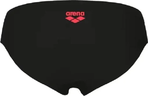 Плавки-сліпи для хлопчиків Arena POSEIDONIA SWIM BRIEFS чорний, кораловий дитячий 128 см (009009-504)