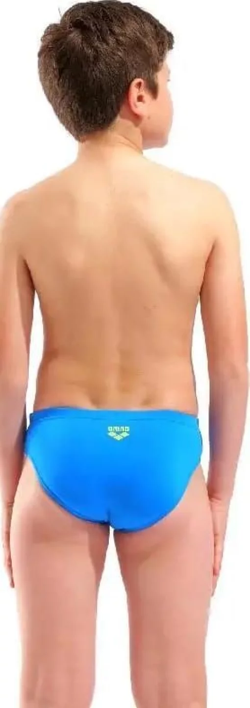 Плавки-сліпи для хлопчиків Arena POSEIDONIA SWIM BRIEFS блакитний, жовтий дитячий 128 см (009009-806)