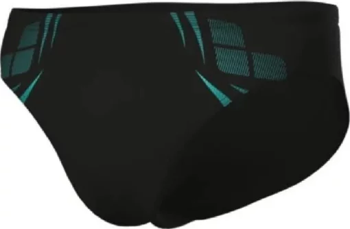 Плавки-сліпи для чоловіків Arena POSEIDONIA SWIM BRIEFS чорний, бірюзовий Чол 100 (009075-508)