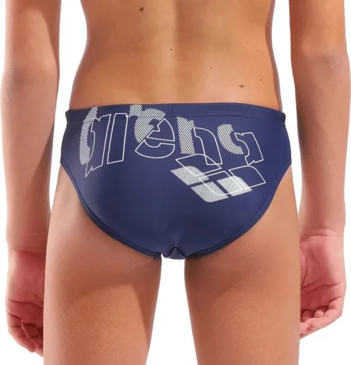 Плавки-сліпи для хлопчиків Arena TALES SWIM BRIEFS синій, білий дитячий 128 см (009086-701)