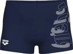 Плавки-шорти для хлопчиків Arena TALES SWIM SHORT темно-синій, білий дитячий 128 см (009087-701)