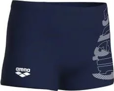 Плавки-шорти для хлопчиків Arena TALES SWIM SHORT темно-синій, білий дитячий 128 см (009087-701)