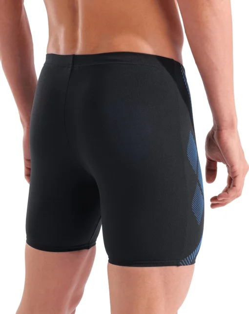 Плавки-шорти для чоловіків Arena POSEIDONIA SWIM MID JAMMER чорний, бірюзовий Чол 105 (009091-508)