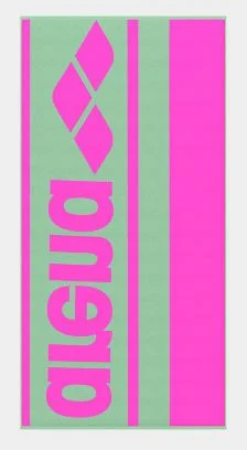 Рушник Arena LOGOTYPE JACQUARD TOWEL салатовий, рожевий Уні 140х50см