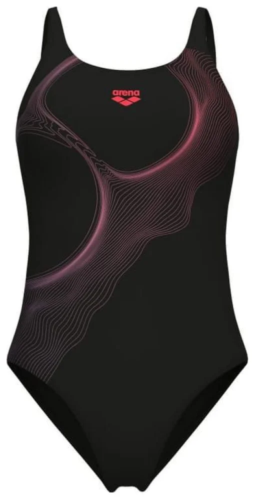 Купальник закритий для жінок Arena RIPPLES SWIMSUIT U BACK B чорний Жін 42
